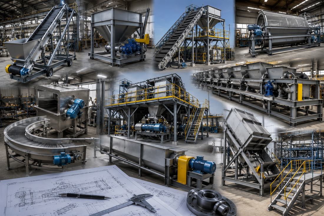 Máquinas especiales y líneas de producción industriales
